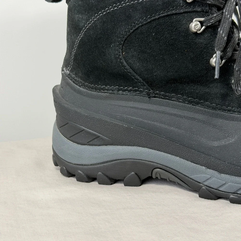 The North Face Mens 8.5 Heatseeker 200g Insulated Winter Boots Black Suede AWMC